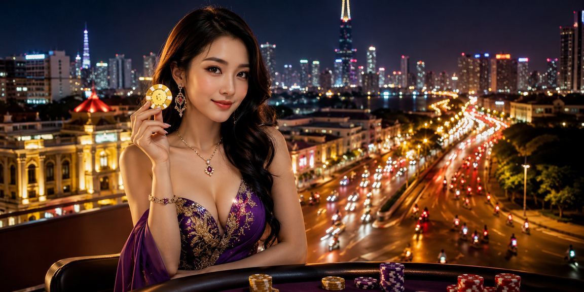 Khung cảnh cá cược và giải trí trực tuyến tại Việt Nam với màn hình hiển thị thông tin giao dịch